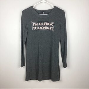 I’m Allergic To Mondays sleep dress